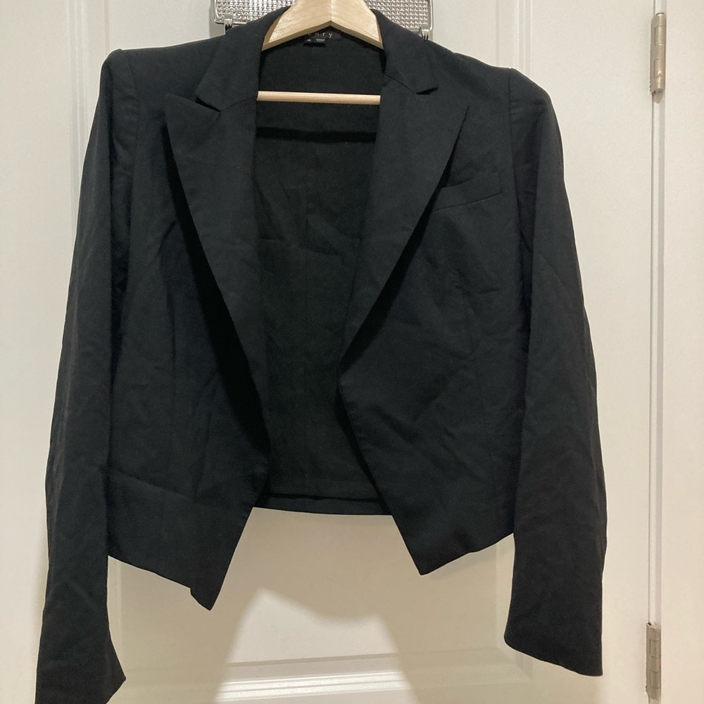 Theory Black Tailored Blazer Professional Suit Jacket